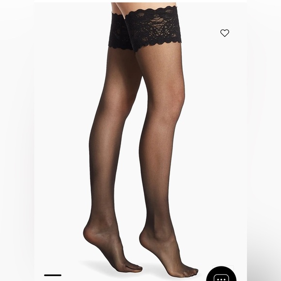 Wolford satin opaque 20 stay-up - Picture 1 of 3